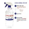Cồn 70 độ Bidopha pharma (chai 1 lít có vòi xịt)